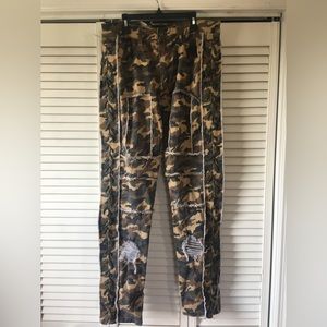 Waimea skinny fit camouflage jeans